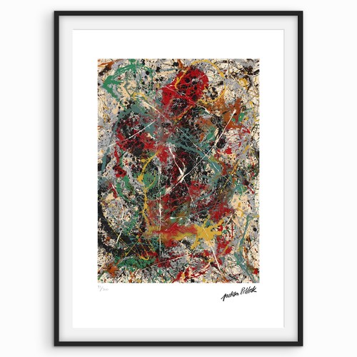 Jackson pollock signed drip - jackson,