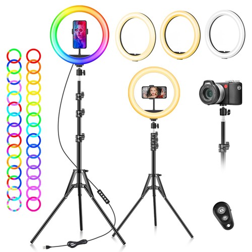 Ring light with - with, &