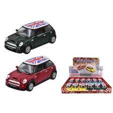KiNSMART Mini Cooper S Die Cast Cars Full Box Set of 12 Union Jack Roof Models