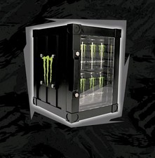 Monster Energy Fridge Cool Box (100-240V AC & 12V DC)(Mini Cargo Fridge)