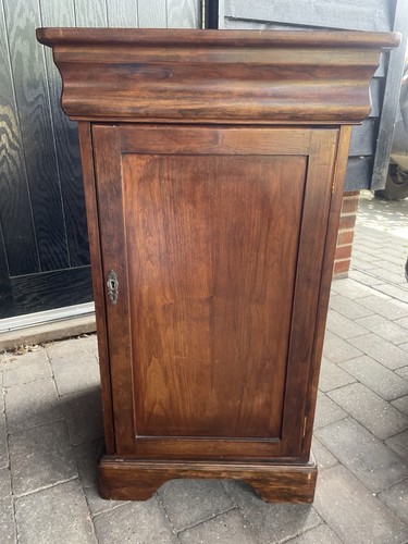Cabinet with wood door - cabinet,