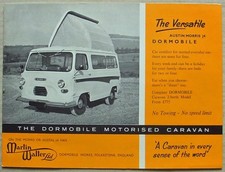 AUSTIN/MORRIS J4 DORMOBILE CARAVAN Sales Brochure 1960s #13968/AMC/BP/106-2M