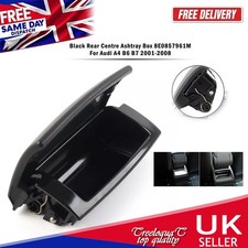 Black Rear Centre Ashtray Box