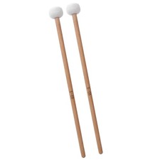 2Pcs Drum Mallet Hammer White