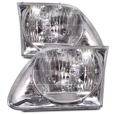 Fits Holiday Rambler Admiral 2004-2007 Motorhome RV Front Headlights Set