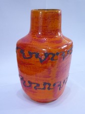 Scheurich 520-21 Orange Vase -