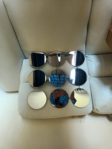 Circular mosaic wall mirror 9 - mosaic, mirror,