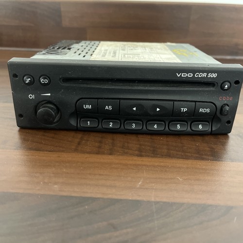 Vauxhall vdo cdr 500 - vauxhall, car