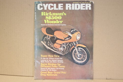 Vintage cycle rider magazine - cycle,