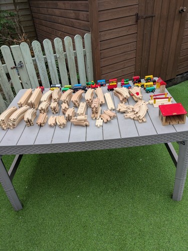Wooden railway track - railway, of