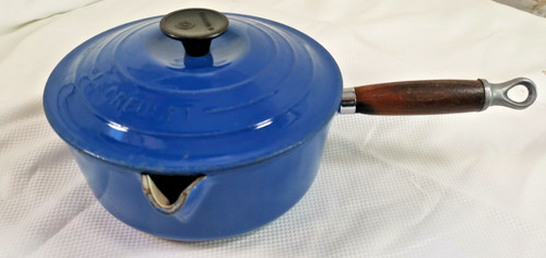 Creuset cast iron - cast, blue