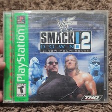 WWF SmackDown 2: Know Your Role (Sony PlayStation 1, 2000) Complete CIB, tested.