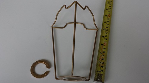 Gold coated shade - 6", es