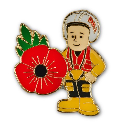Rnli badge life boat - badge,
