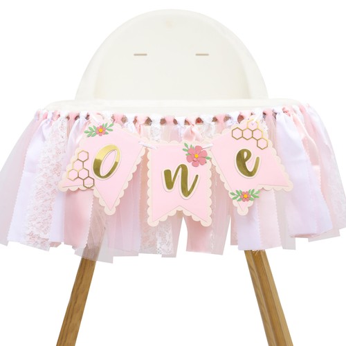 Bee one high chair banner - bee,
