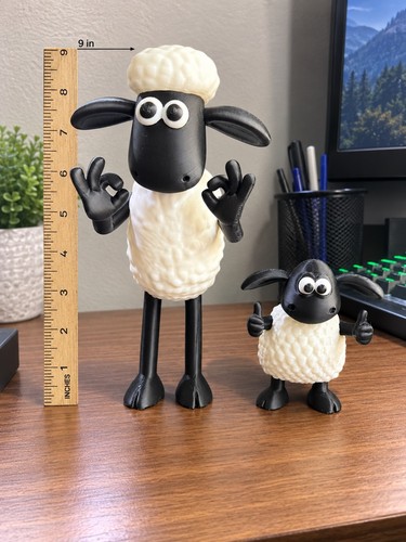 Shaun the sheep and timmy - sheep, 9”