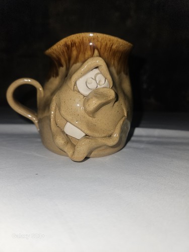 Retro vintage ugly mug pottery - mug,
