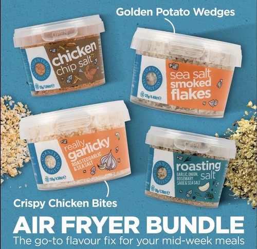 Cornish sea salt air fryer - salt,