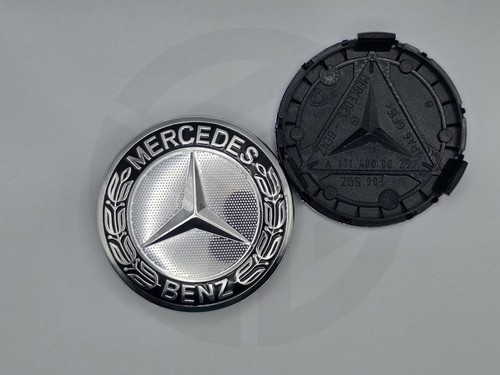 Mercedes 75mm wheel - mercedes, centre