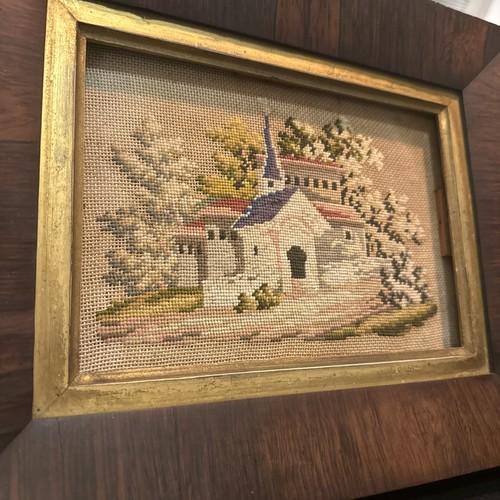 Antique needlepoint embroidery - antique,
