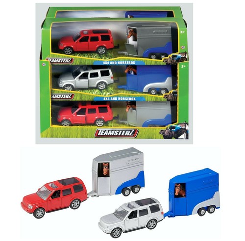 Farm toys car - with, horsebox