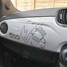 Abarth Scorpion Outline Decal