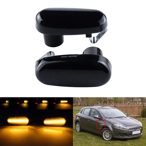 Pair amber led dynamic side - amber,