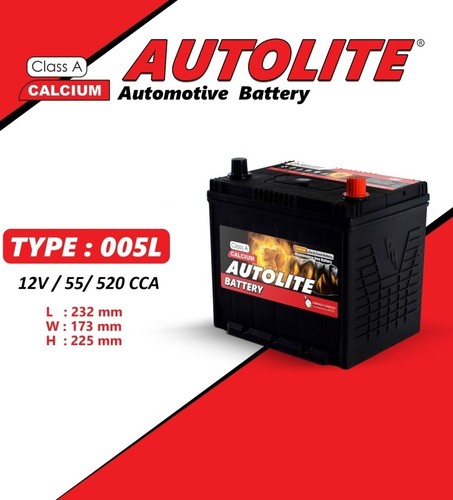Autolite battery type 005l - type, 12v