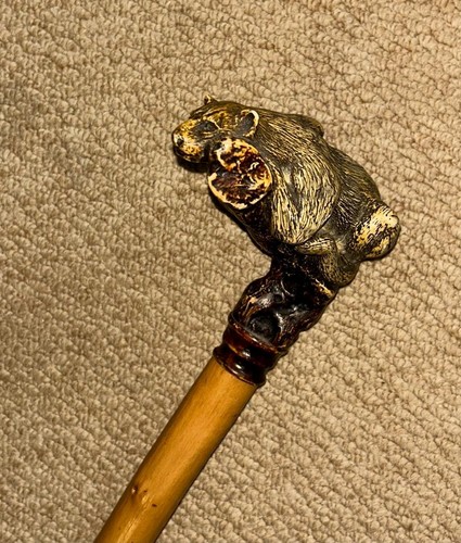 Vintage rustic walking stick - vintage,