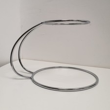 Modern Chrome Display Stand -