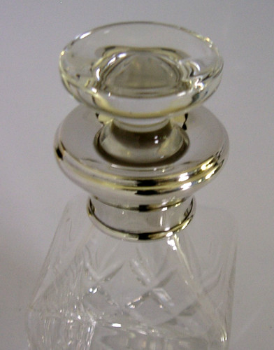 Sterling silver topped - silver, whisky