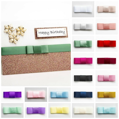 Satin dior bows flat 5cm - satin,