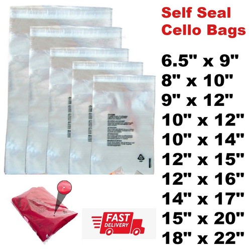 Clear cellophane bag - clear,