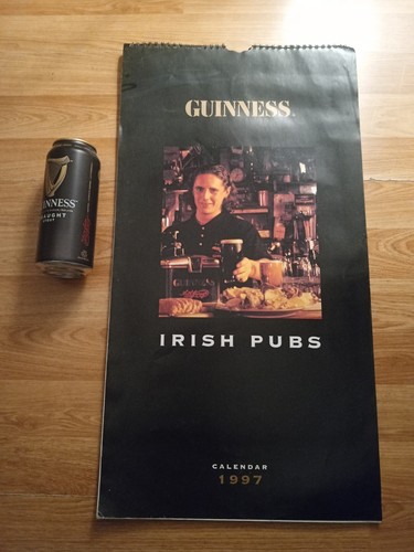 Guinness 1997 wall calendar - guinness,