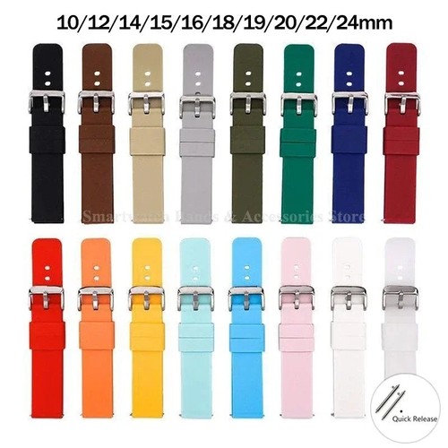 Soft silicone watch band quick - silicone,