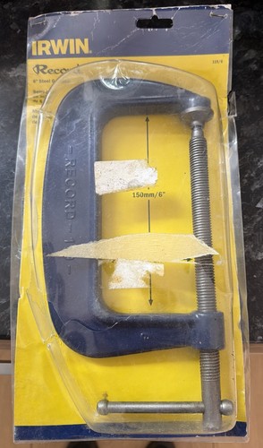 Irwin record g - 6”, g-clamp
