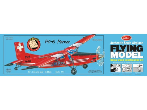 Guillow pc6 porter laser - , (laser