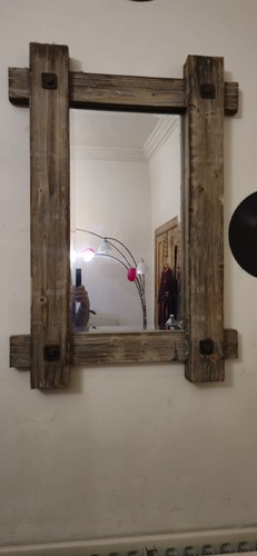 Rustic mirror 86x65x10cm - rustic,