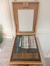 Wooden Artist Paint Set Box
