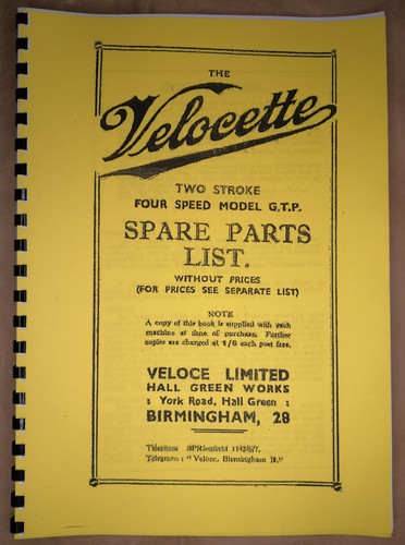 Velocette gtp rigid frame - rigid,