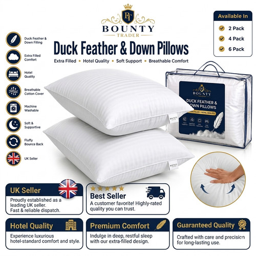 Duck feather down pillows - duck, feather&down