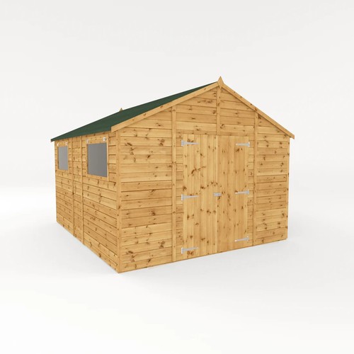 12x10 wooden garden shed - garden,