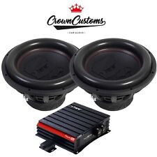 VIBE DUAL 15"  BLACKDEATH 15 BASS PACK 6000 WATT MAX DUAL 4OHM BASS SUB CAR