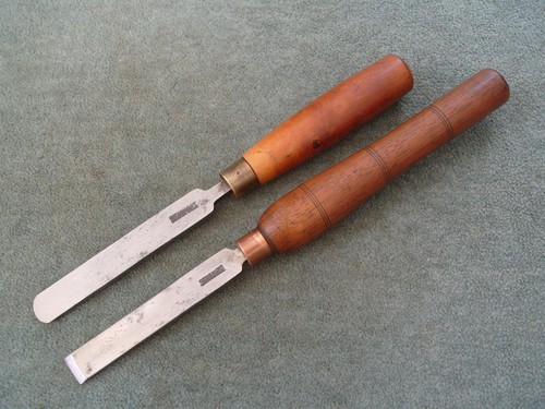 Two wood turning - , by