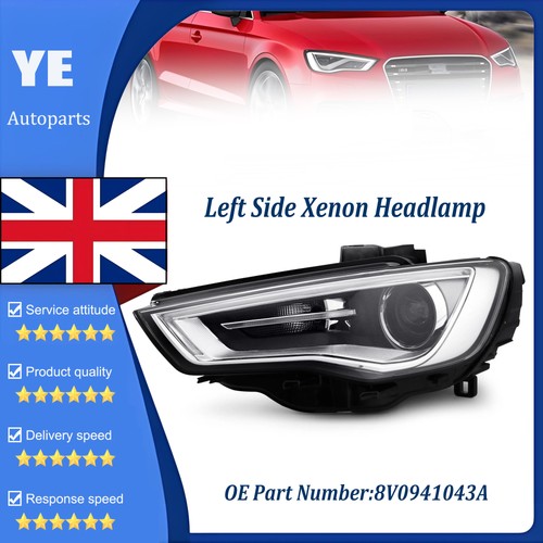 Left side xenon headlamp - side,