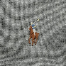 Polo Ralph Lauren Blake XXL Gray Button Down Long Sleeve Shirt Mens Flesh Pony