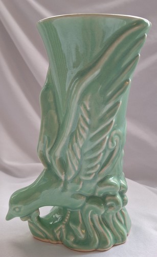Vintage morton pottery bird - pottery, of