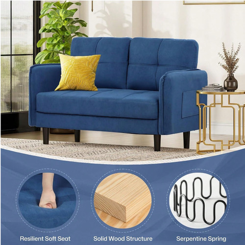 Seater sofa small fabric - , 2-seater