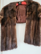 1950s Vintage Real Mink Fur Stole  In Excellent Condition