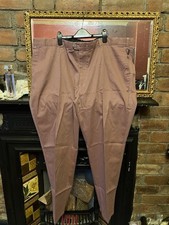 Mens Bruhl trousers 50" x 30" Pale Mulberry.